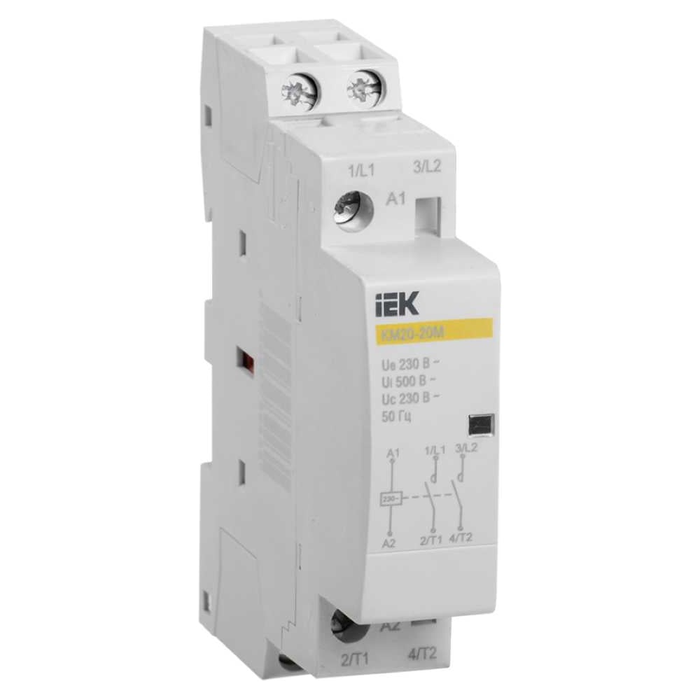 Изображение товара Контактор IEK КМ20-20М AC модульный для автоматизации и управления нагрузкой