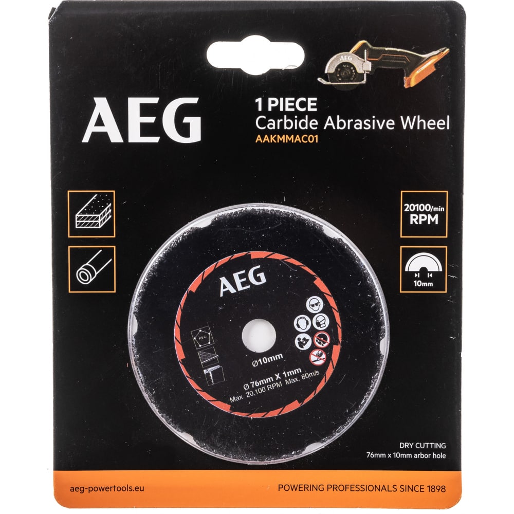 Карбидный диск для отрезной машины AEG диск для заглаживающей машины dmd dmr600 tss 074123