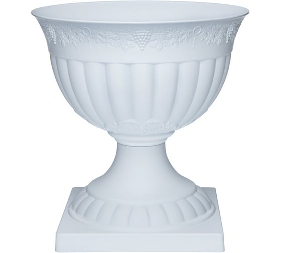 Изображение товара Вазон Эльфпласт Флора 31х32 см, 7.5 л, белый 032220