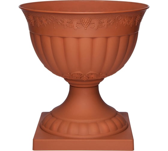 Изображение товара Вазон Эльфпласт Флора 31х32 см, 7.5 л, терракотовый 032219