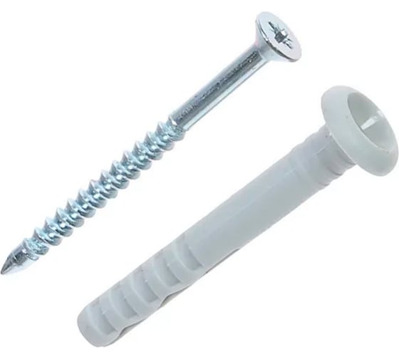 Изображение товара Дюбель с шурупом ООО ПКФ Сварком 6x40 гриб 100 шт k00004706
