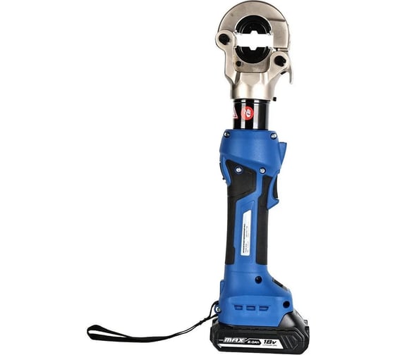 Изображение товара Электрогидравлический аккумуляторный пресс ЮМП ЭЛЕКТРО Mini 60кН, 6-300 мм2, 18В, 2.0 Ач (без матриц) elcGTM-60-300