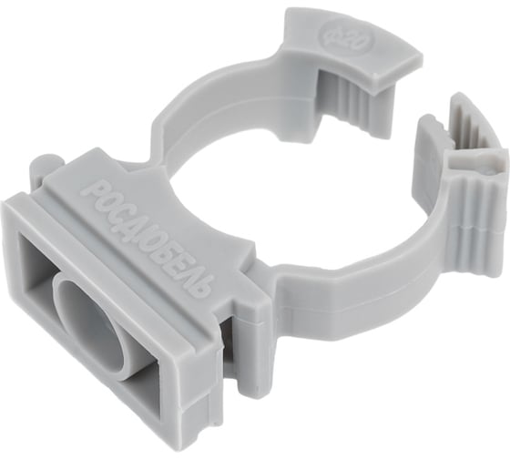 Изображение товара Крепеж клипса для трубы гофры 23 Болта с замком d 20 мм, 50 шт. 17-1210ф50