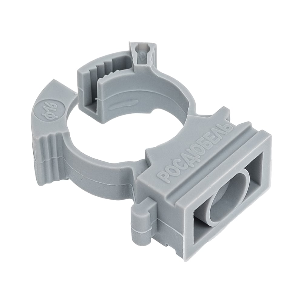 Изображение товара Крепеж клипса для трубы гофры диаметр 16 мм, 20 шт, замок