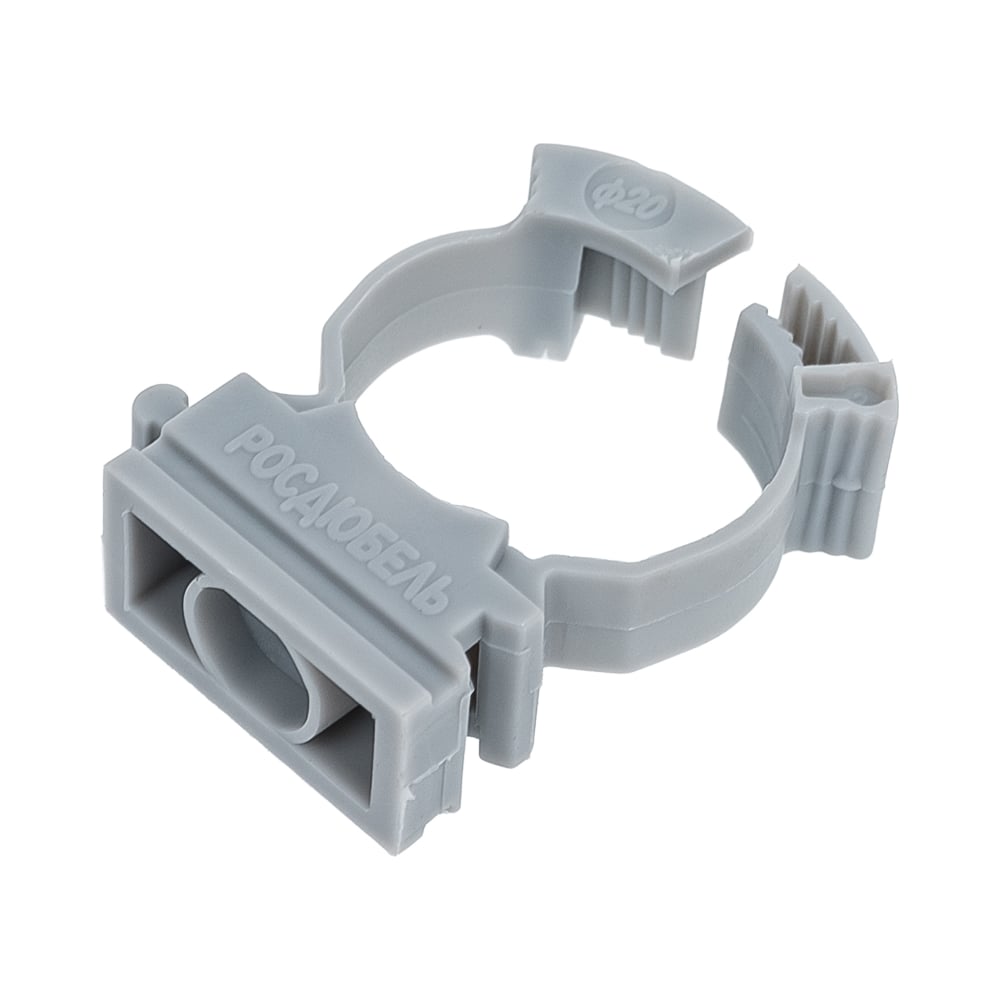 Изображение товара Крепеж клипса для трубы гофры 23 Болта с замком d 20 мм, 20 шт. 17-1210ф20