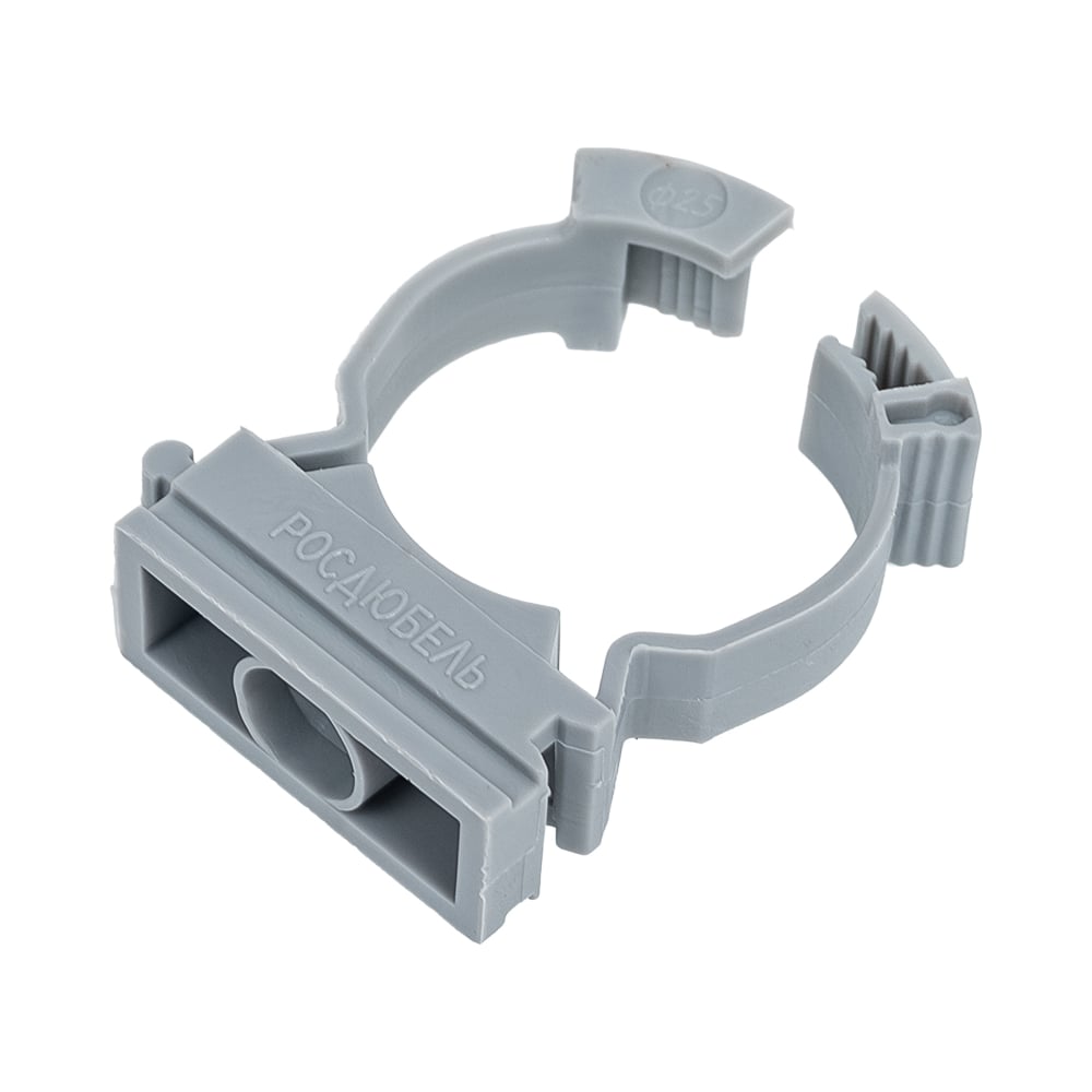 Изображение товара Крепеж клипса для трубы гофры 23 Болта с замком d 25 мм 20 шт