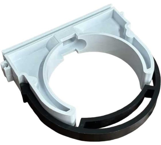 Изображение товара Крепеж клипса для трубы гофры 23 Болта с фиксатором d 63 мм, 20 шт. 17-0230ф20