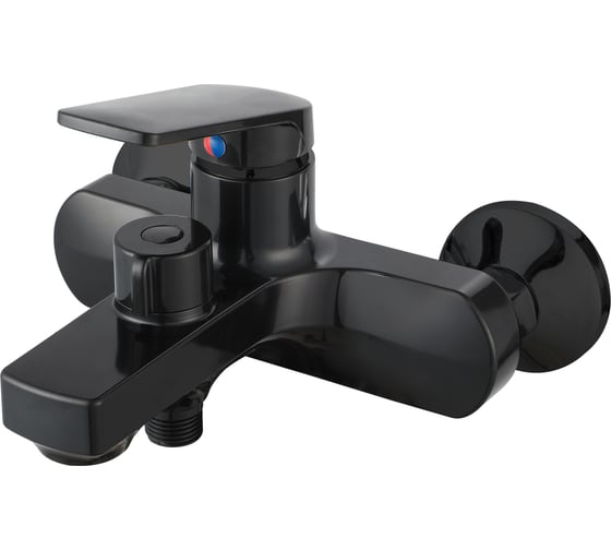 Изображение товара Смеситель для ванны из высокопрочного пластика РМС черный PL7BL-009E