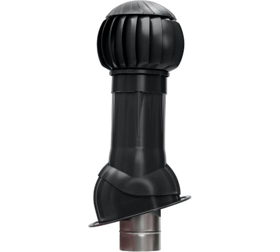 Изображение товара Комплект для фальцевой и битумной кровли ERA RRTV D160 пластик Black RRTV+S 160 Black