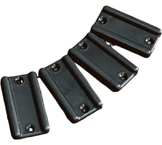 Изображение товара Подпятник 23 Болта ( опора) прямоугольный под торец ДСП 18x33 мм, 10 шт. 18-0300ф10