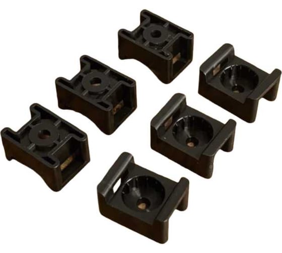 Изображение товара Площадка под стяжку для монтажного пистолета 23 Болта 16x23 мм черная, 100 шт. 15-0256ф100