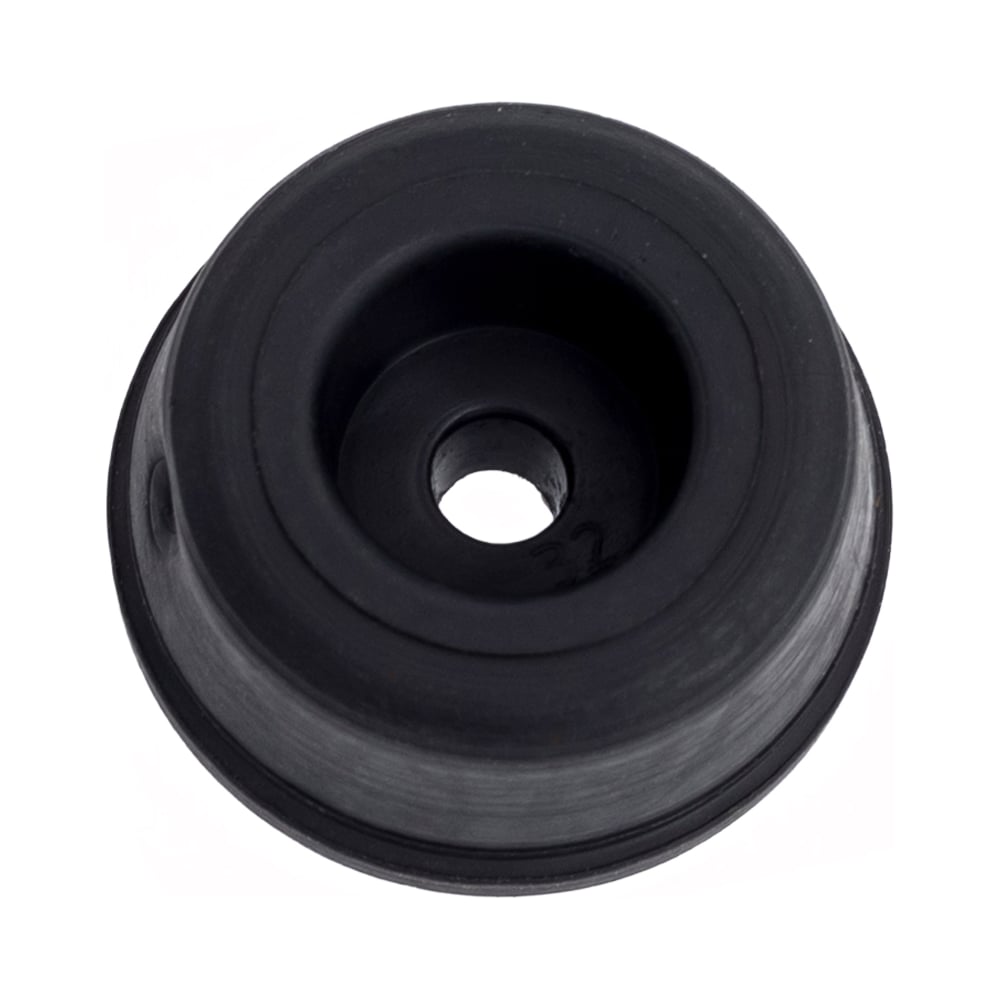 Изображение товара Мебельный подпятник круглый 18 мм из ПВХ, черный, 50 шт