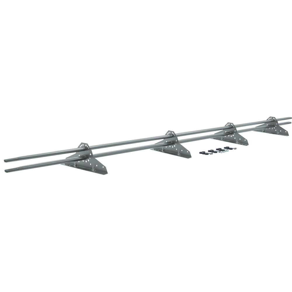 Изображение товара Трубчатый снегозадержатель GRAND LINE NEW RAL 7004 3000 мм для металлочерепицы