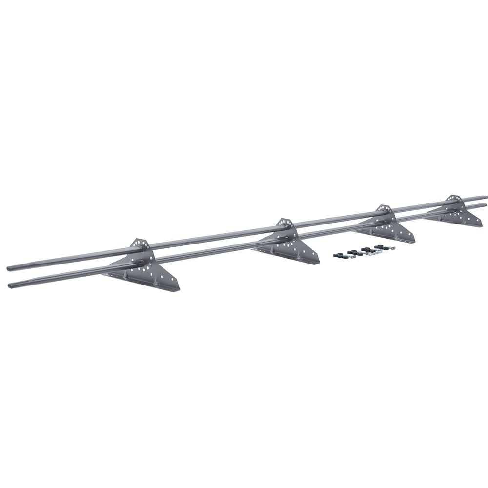 Изображение товара Трубчатый снегозадержатель Grand Line NEW RAL 9006 длина 3 метра