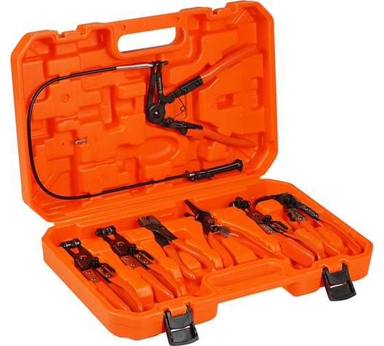 Изображение товара Набор инструментов для снятия и установки хомутов и шлангов AIRLINE 7 пр. ATBS020