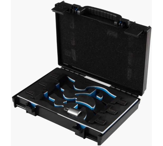 Изображение товара Набор насадок радиусных KING TONY FIT 36-90 мм, 7 предметов, кейс 3452407MR