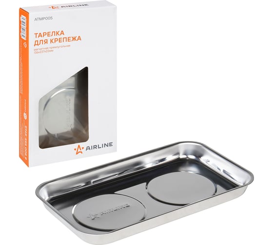 Изображение товара Тарелка для крепежа магнитная AIRLINE прямоуг. 136x237x22мм ATMP005