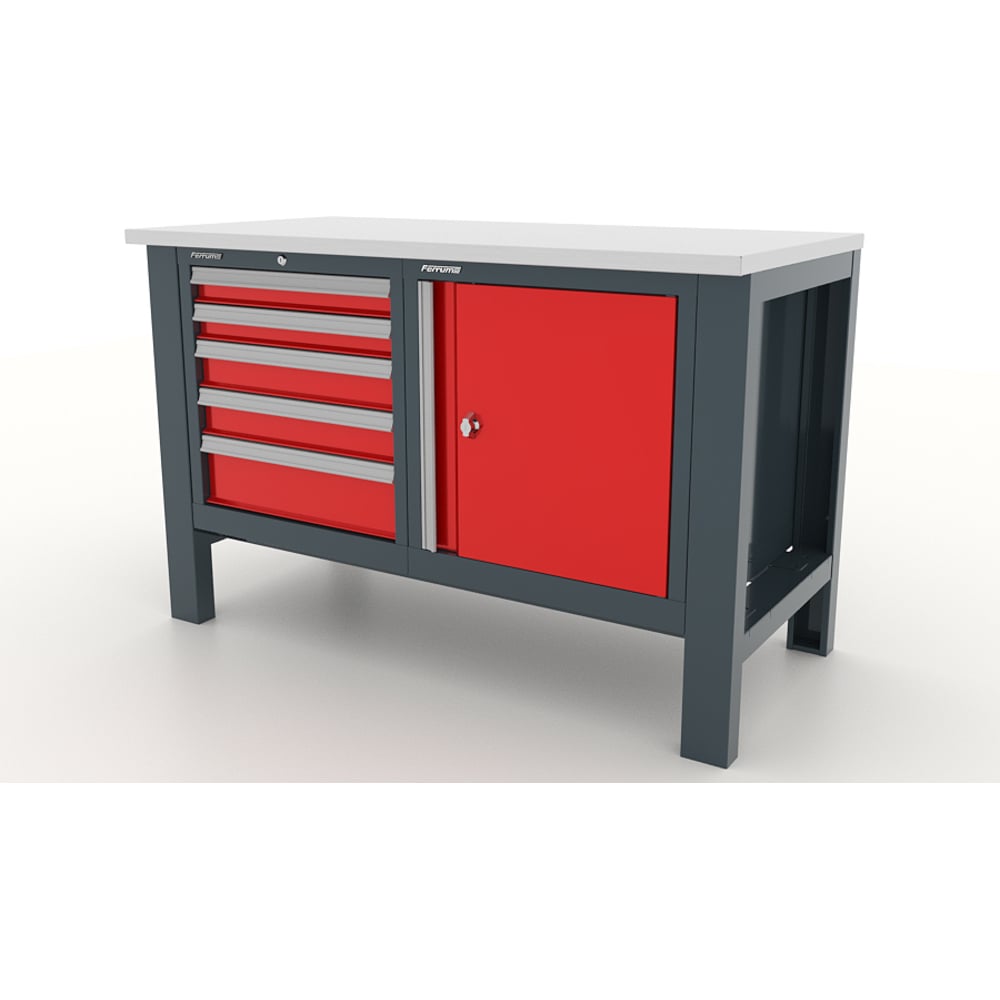 Изображение товара Верстак двухтумбовый FERRUM Premium 1310x650x850h мм 11.3105-7016/3000