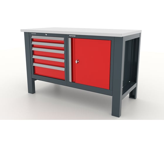 Изображение товара Верстак двухтумбовый FERRUM Premium 1310x650x850h мм 11.3105-7016/3000