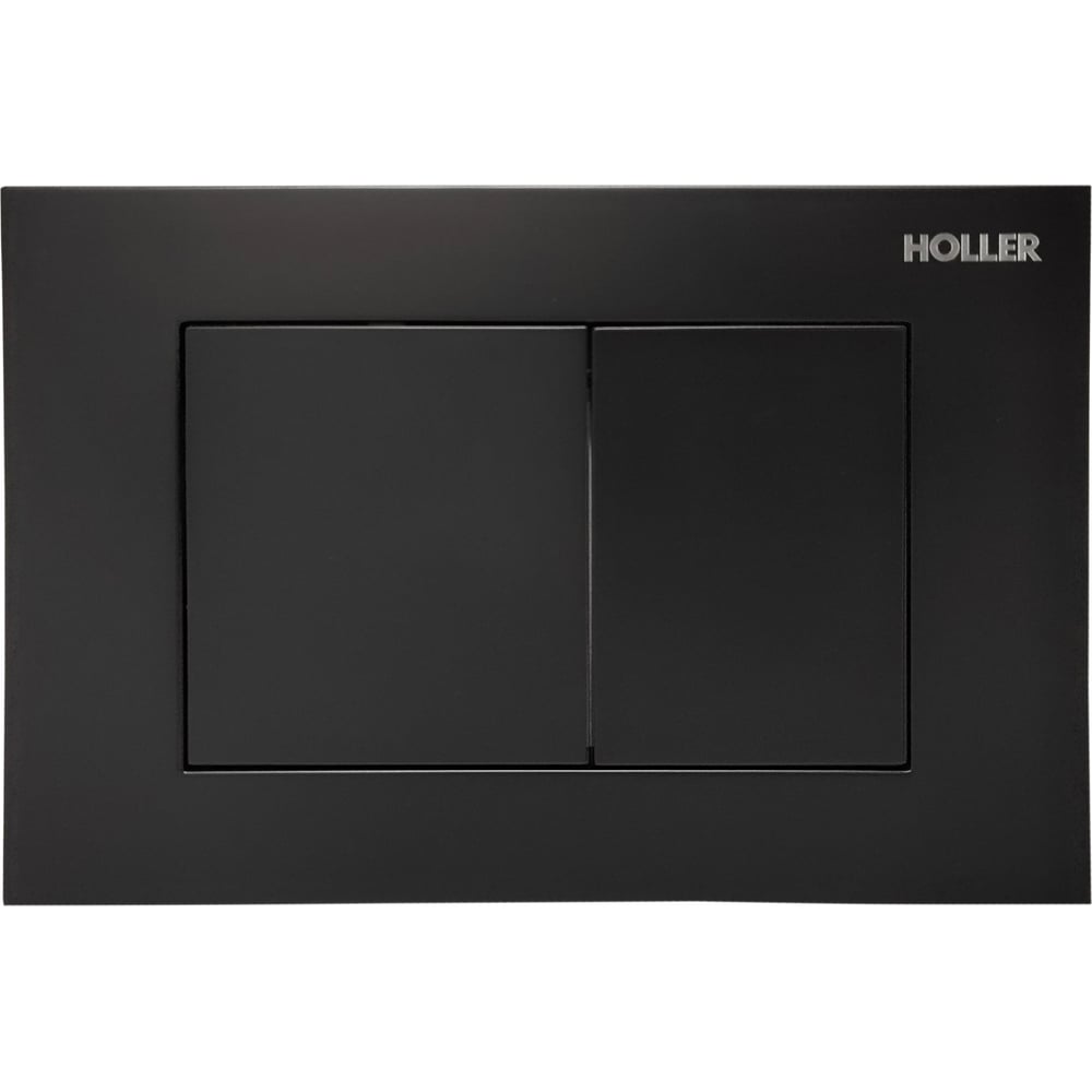 Изображение товара Клавиша смыва HOLLER MBE черная матовая 162х240 мм двухрежимная