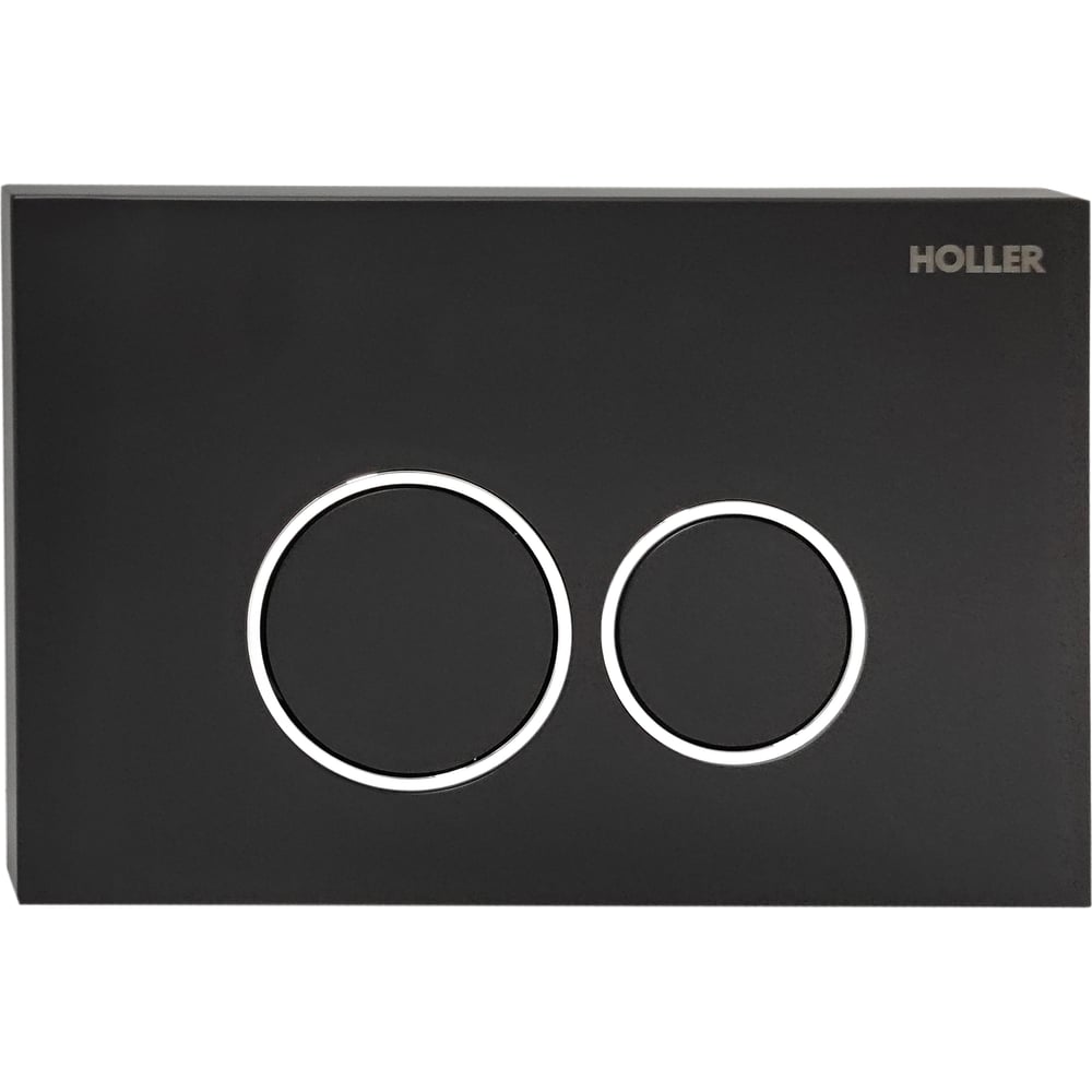 Изображение товара Клавиша смыва HOLLER MBRC черный матовый двухрежимная для инсталляций