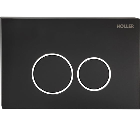 Изображение товара Клавиша смыва HOLLER MBRC, черный матовый, 162х240х16, 322039