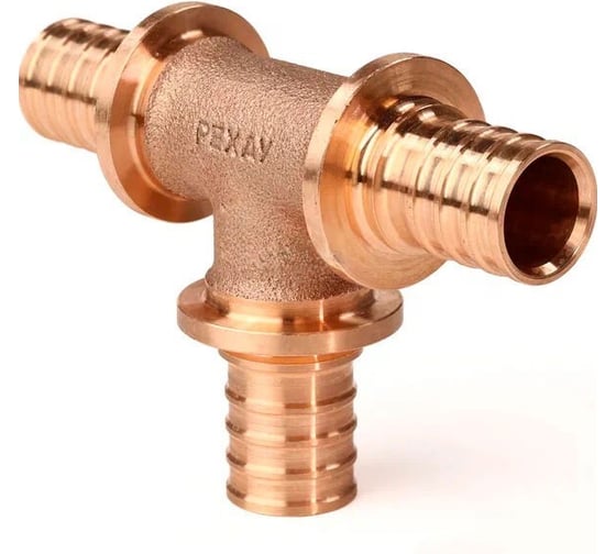 Изображение товара Тройник равнопроходной РЕХАУ 25, 25, 25, бронза (RX+), 14570333001