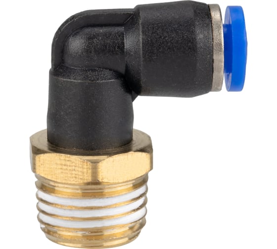 Изображение товара Фитинг цанговый угловой ARMA 4 мм-1/4M ACF-04-1/4M