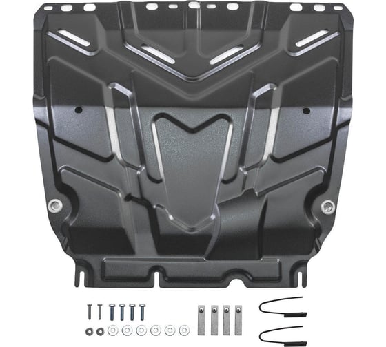 Изображение товара Защита картера + КПП + комплект крепежа AutoMax сталь, Ford Focus 2015-2019, V - все/Ford Focus 2005-2011, V - все/Ford Focus 2011-2015, V - все/For AM.1850.2