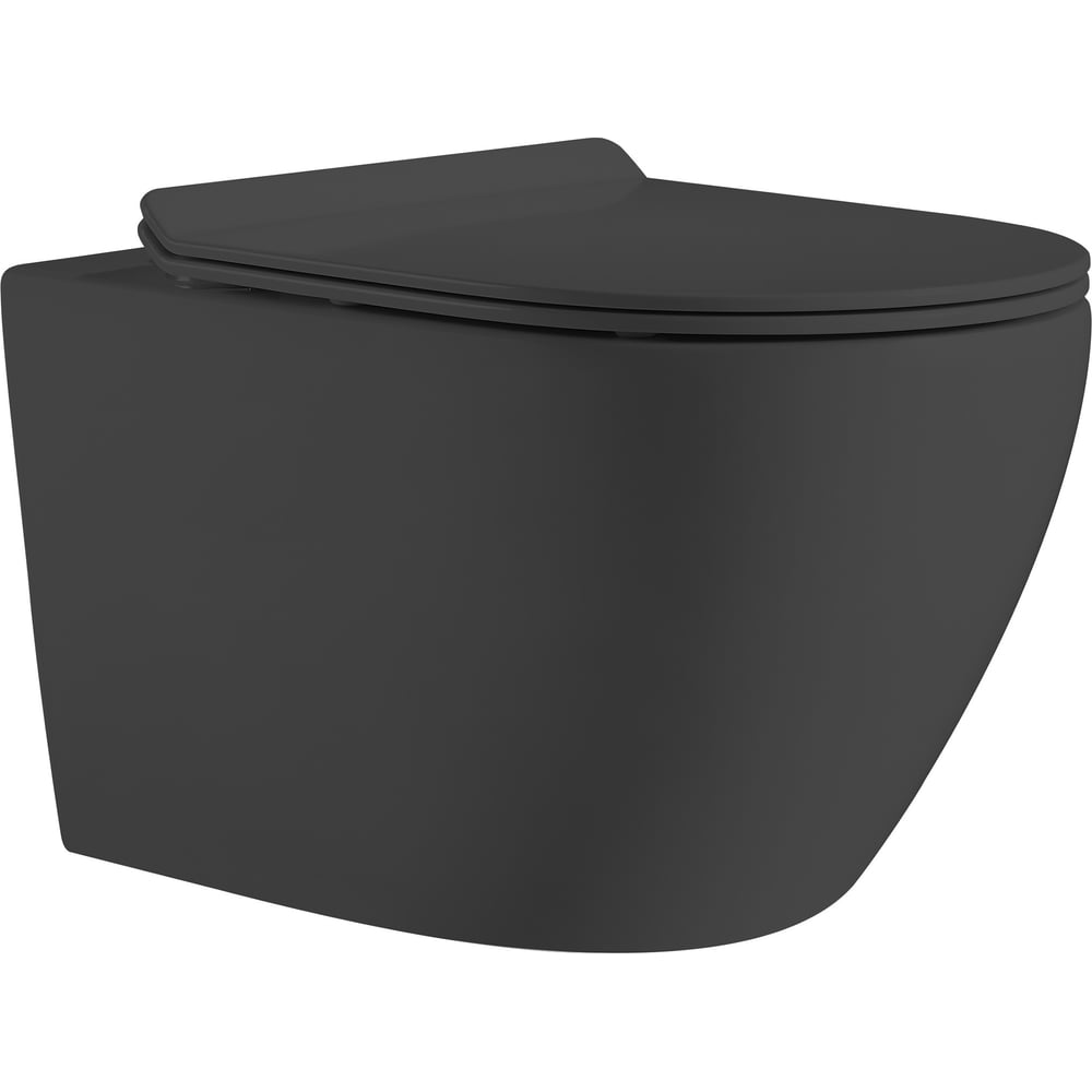 Изображение товара Подвесной безободковый унитаз HOLLER WALL_MDG серый матовый