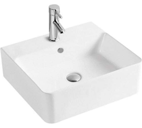 Изображение товара Раковина подвесная HOLLER K-6205 (460*420*155мм), белая (+ крепеж) 328795