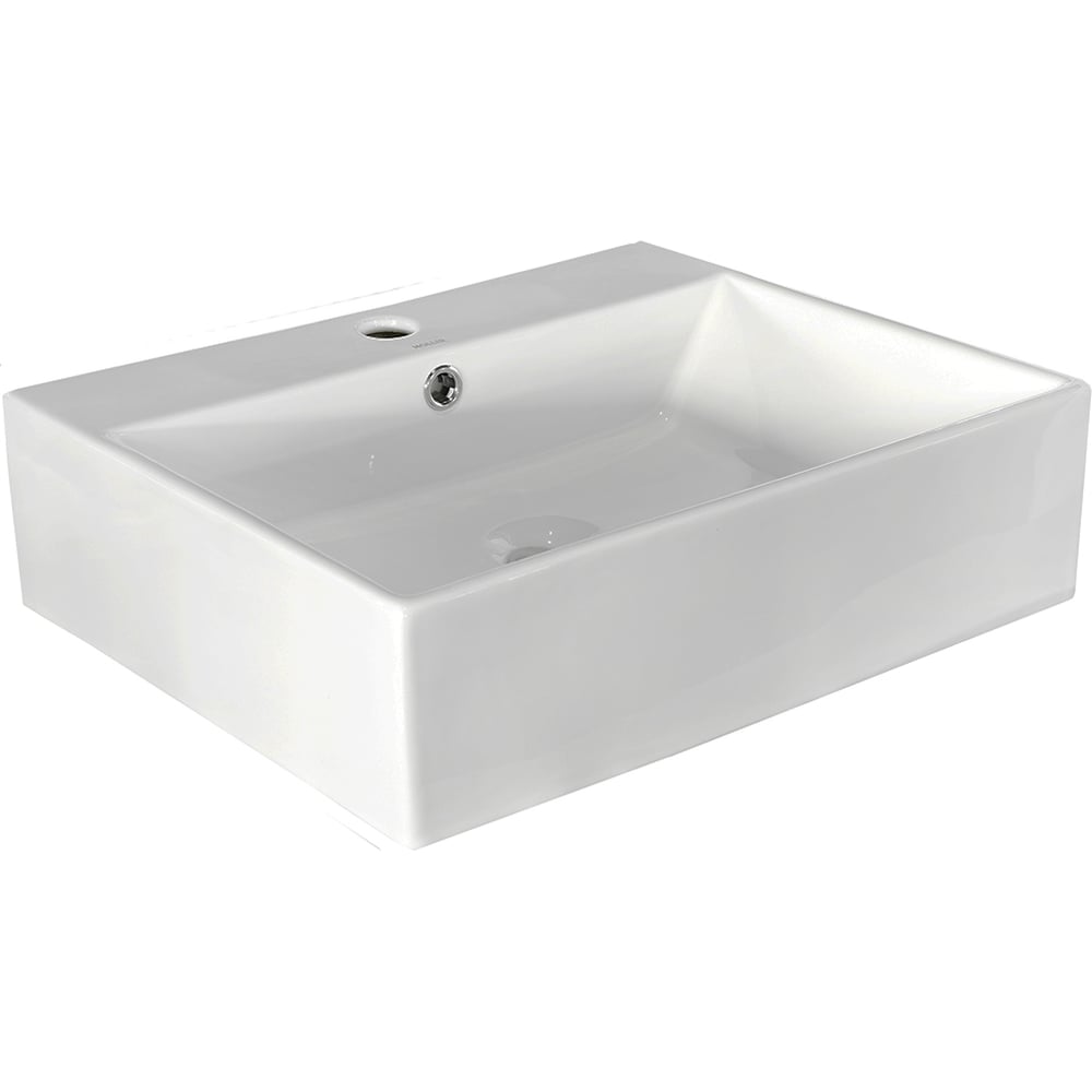 Изображение товара Подвесная раковина HOLLER K-6036-50 белая прямоугольная для ванной