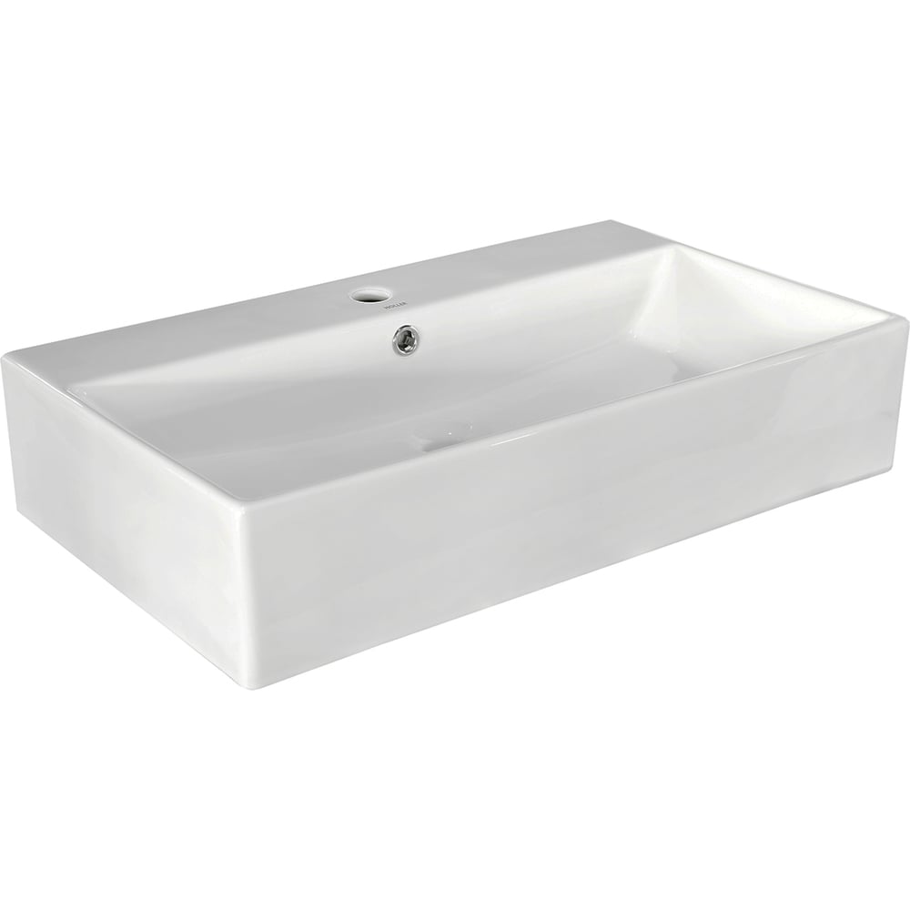 Изображение товара Подвесная раковина HOLLER K-6036-70 из санфарфора 700х420 мм белая