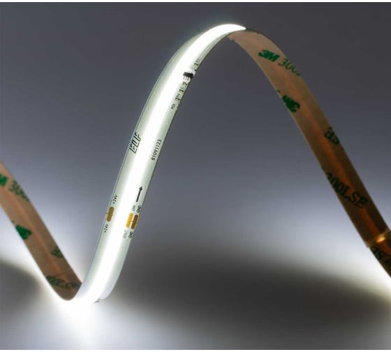 Изображение товара Лента светодиодная ELF LED 480 COB диодов, 24В, 5м, ширина 10мм, белый+IC (WS2811) ELFLED-480COB-10-WF-24