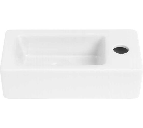 Изображение товара Раковина подвесная HOLLER K-6325B (370*180*90мм), белая (+ крепеж) 328792