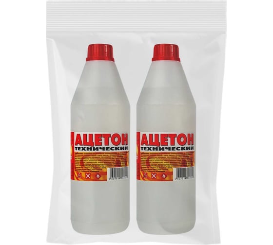 Изображение товара Ацетон Вершина 1 л 2 шт набор ВИ4607019162130