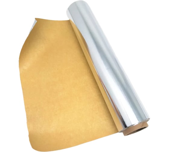 Изображение товара Алюминиевая фольга РуфИзол S 20 м.кв. на крафт бумаге РИS_ВИ