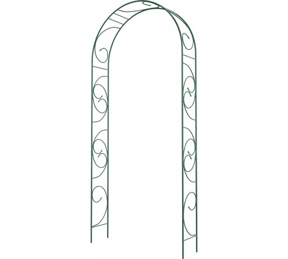 Изображение товара Арка садовая разборная КЭС Античность, стальная, 2,5x0,3x1,2 м, зеленая 20540013