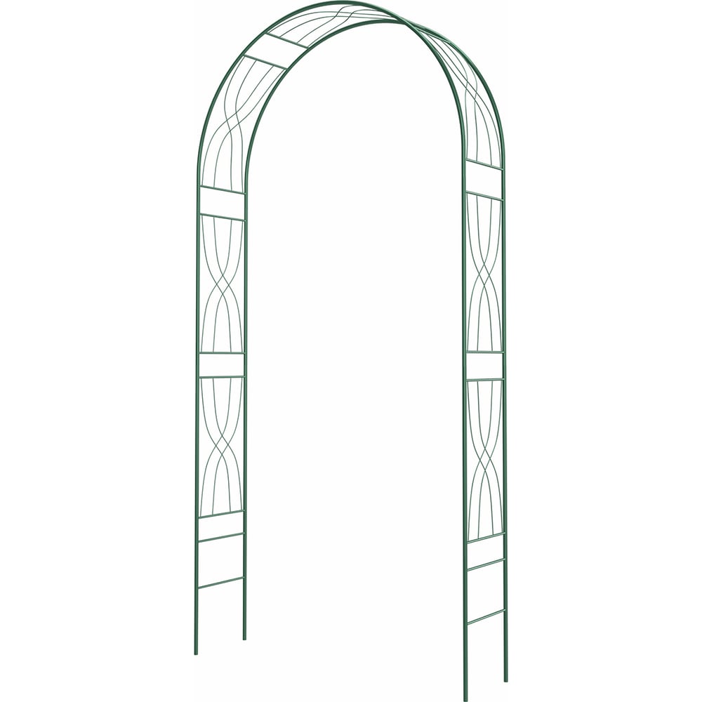 Изображение товара Арка садовая разборная КЭС Ампир, стальная, 2,3x0,27x1,2 м, зеленая 20540011