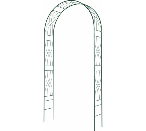 Изображение товара Арка садовая разборная КЭС Ампир, стальная, 2,3x0,27x1,2 м, зеленая 20540011