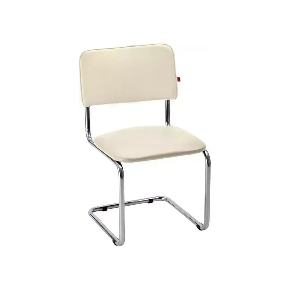 Изображение товара Стул Фабрикант Сильвия BOX4 кожа искусственная кремовый современный дизайн