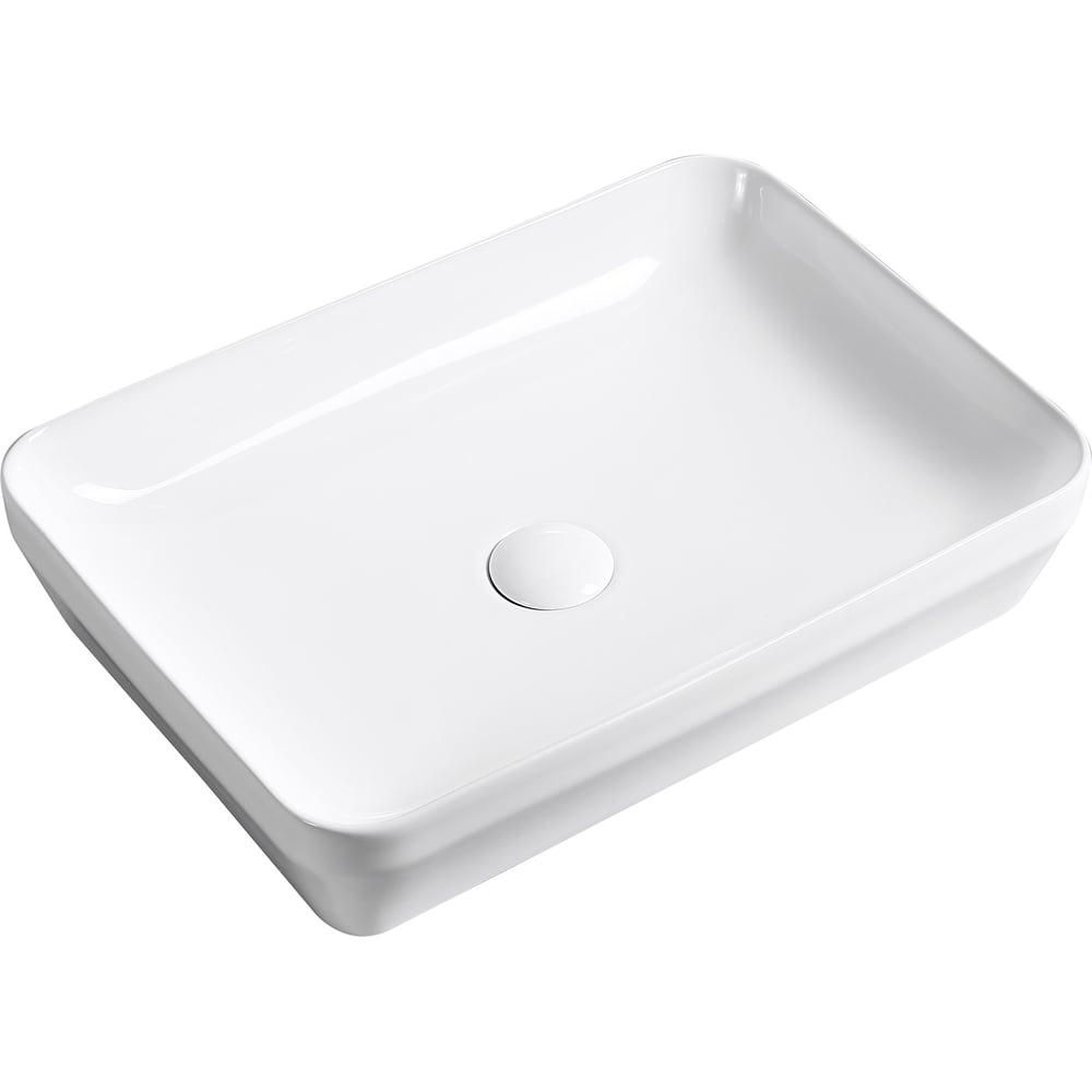 Изображение товара Раковина накладная HOLLER K-6348 (500*350*110мм), белая 328813