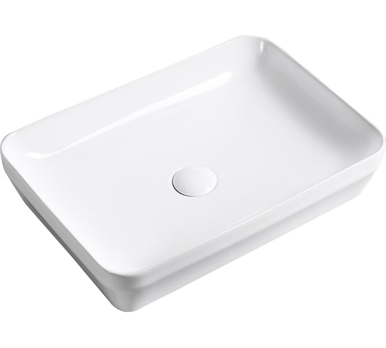Изображение товара Раковина накладная HOLLER K-6348 (500*350*110мм), белая 328813