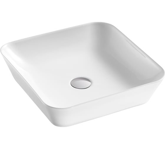 Изображение товара Раковина накладная HOLLER K-6344 (435*435*110мм), белая 328808