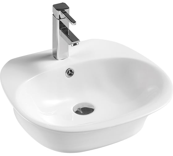 Изображение товара Раковина накладная HOLLER K-6336 (500*465*150мм), белая 328814