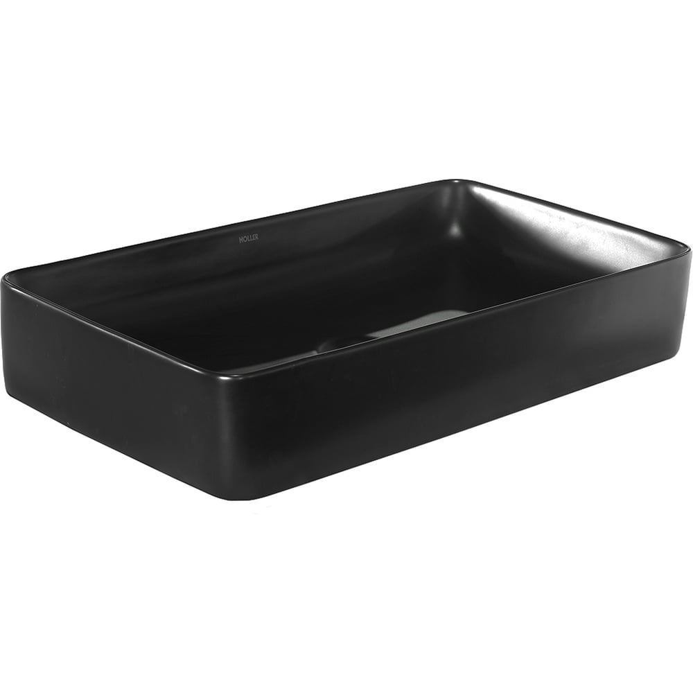 Изображение товара Накладная раковина HOLLER K-M6260-60B 610x345 мм черный матовый