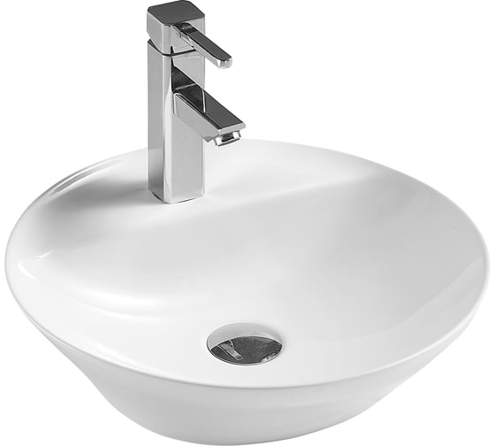 Изображение товара Раковина накладная HOLLER K-6331 (420*420*120мм), белая 328816