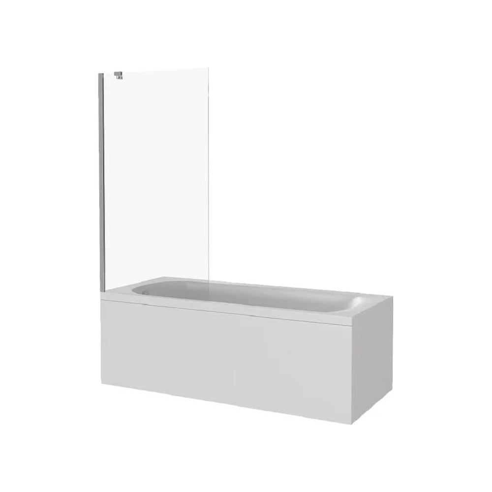 Изображение товара Шторка для ванны SANTREK AQUA Slim FG- 1000-C-Chrome неподвижная 1000x1400 стекло прозрачное