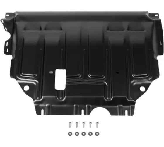 Изображение товара Защита картера + КПП + комплект крепежа AutoMax сталь, Skoda Octavia 2020-, V- 1.4; 1.6/Skoda Superb 2019-, V - 2.0; привод - передний/Volkswagen Je AM.5128.2