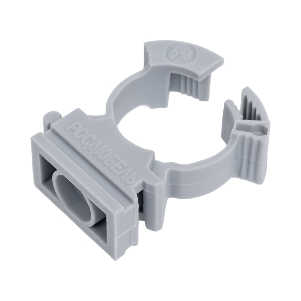 Изображение товара Крепеж клипса для трубы гофры 23 Болта с замком d 16 мм, 50 шт.